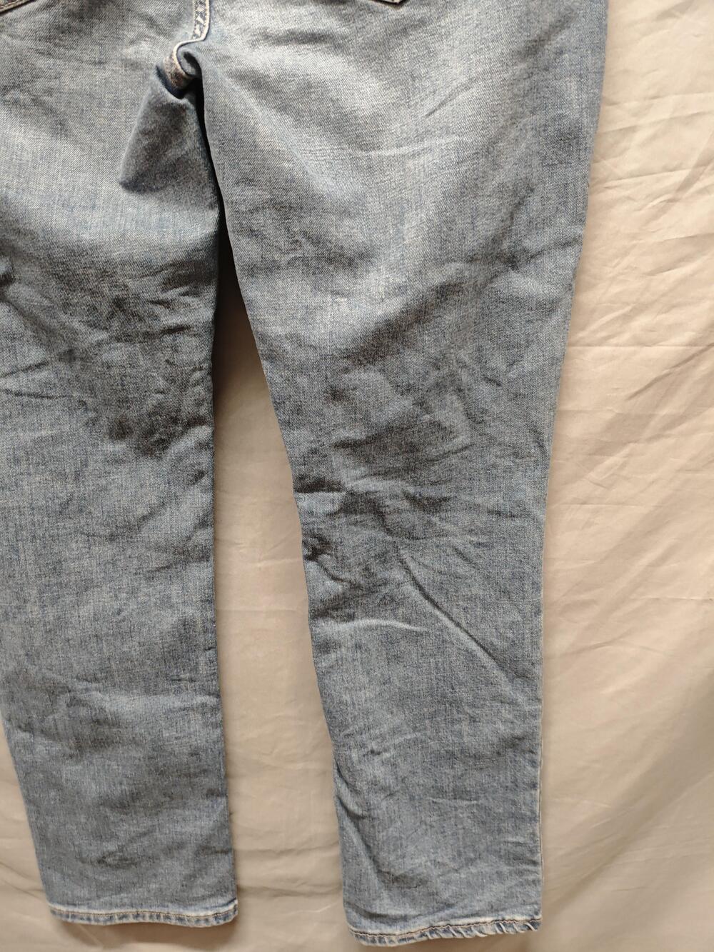 Lee Jeans Womens 18L Light Wash Stretch Denim Slim Tapered 5-Pocket Zip Fly - Picture 15 of 16
